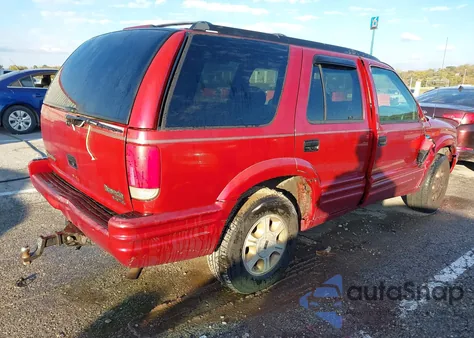 1997 Oldsmobile Bravada из США, поврежденный, VIN 1GHDT13W0V2719866